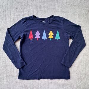 Primary Rainbow Tree Long Sleeve Tee VGUC 8/9